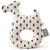 Hochet bébé en coton tricoté , Chien Scotty