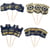 12 Cake Toppers Police