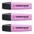 Lot de 3 surligneurs - STABILO - BOSS ORIGINAL - Pastel - Mauve givré