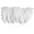 Plumes, dim. 11-17 cm, blanc, 18 boule/ 1 Pq.