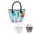 Sac couture 31cmx22cmx11cmx18cm mannequins bleus