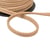 Double cordon chevrons 10mm beige au mètre