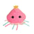 Peluche - Peluche sonore Méduse Bellabloo Friends - 30 cm