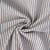Tissu Coton d'ameublement Simone rayé Bleu denim sur fond Blanc cassé