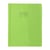 Protège-cahier - Vert clair - 24x32cm - Grand cahier - Plastique souple - Porte-étiquette