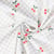 Tissu Coton imprimé Carreaux et cerises sur fond Blanc