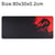Tapis De Souris Antidérapant Surface Lisse Pour Jeu Taille Optimale Durable Rouge YONIS