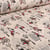 Tissu Toile de Coton Shopping day sur fond Naturel