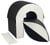 Set de 2 blocs en mousse noir – blanc - Velinda