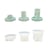 Moule en silicone 8,5 cm x 3,6 cm + 8,5 cm x 6 cm x 8,5 cm x 7,5 cm - Set bougeoirs ronds (3 pcs)