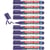 10 Marqueurs pour tableaux blancs EDDING 363 - Violet - Pointe biseautée 1-5 mm - Rechargeable