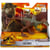 Coffret dinosaure extreme damage coelurus - dino articule 19 cm - jurassic world - mattel