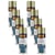 Lot de 8 sprays de peinture - Vert martelé - Belton - 400 ml