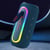 Enceinte Bluetooth Portable Puissante Avec Basses Profondes Et LED Colorées Bleu YONIS