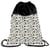 Sac piscine Fleurs 45 CM Blanc