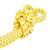 Bobine 25m Elastique rectangle 6 mm orange et jaune fluo