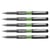 Lot de 5 Stylos roller encre liquide Pilot Greenball 7 Pointe moyenne Noir