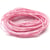 4 Mètres de Fil CORDON COTON CIRE Rose diamètre 1 mm - création bijoux perles