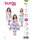 Patron Burda 9197 - Robes taille n°FR 3-10