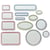 Matrices de découpe - Étiquettes vintage - 13 dies Thinlits - Tim Holtz - Sizzix