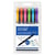 Surligneur double pointe biseautée et ronde - TOMBOW - Multicolore - MONO edge - Pochette de 6