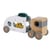 bolid camion porte autos avec 3 vehicules - Janod - Beige