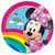 8 Assiettes Minnie Rainbow
