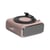 Enceinte Bluetooth Rétro Vinyle Portable Son Stéréo Autonomie Longue Rose YONIS