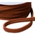 Elastique épais simili 13mm marron chocolat au mètre