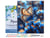 Peinture par Numéro Figured'Art avec Cadre - Papillons et Fleurs bleues - Kit de Loisir Créatif DIY Numéro d'Art Complet - 40x50cm toile tendue sur châssis