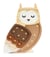 Lampe Veilleuse Chouette Marron - Little Lights