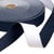 Bobine 20m sangle bicolore réversible 38mm bleu marine/blanc