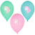 6 Ballons Tendre Licorne