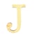 Lettre J - 19 cm - bois - Artemio