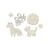 Clipboard, embellissement carton Fabrika Décoru BOHO BABY 817