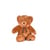 L'ours Mailou couleur caramel – 35 cm - Maïlou Tradition - Orange