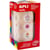Rouleau de gommettes rondes - 20 mm - Motif fleurs - Apli