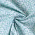 Tissu Batiste de Coton imprimé Fleuris sur fond Vert menthe clair