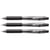 Lot de 3 stylos à bille rétractables PENTEL WOW BK440 - Noir - Bille 1,00 mm