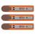 Lot de 3 étuis de mines graphite PILOT ENO G-B - 0.5 mm