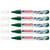 Lot de 5 marqueurs acryliques EDDING - Vert Mousse - Pointe moyenne 2-3 mm