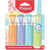 4 surligneurs - Couleurs pastel - Pointe biseautée - Orange, violet, bleu et vert - Maped