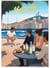 Affiche ville Marseille 4 Pétanque | A3 : 29,7x42cm
