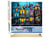 Peinture par Numéro Figured'Art - Maisons gothiques colorées - Kit de Loisir Créatif DIY Numéro d'Art Complet - 40x50cm toile roulée + châssis en bois à monter