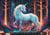 Puzzle 1000 pièces - Licorne Mystique - Trefl