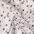Tissu Double gaze de Coton imprimé léopard brillant sur fond Blanc