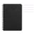 Carnet - A5 - 14,8x21cm - Lignes - 100 pages - Couverture noir - Spirale