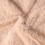 Tissu Fausse fourrure  poils long Flora sur fond Beige
