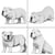 Chien Bulldog Anglais (4 en 1) blanc Taille standard | JEKCA | 14 ans et +