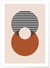 Affiche Abstract Figures 5 | A3 : 29,7x42cm
